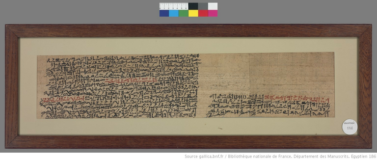 Papyrus Prisse. Egyptien 186. Enseignement de Ptahhotep (1-73)